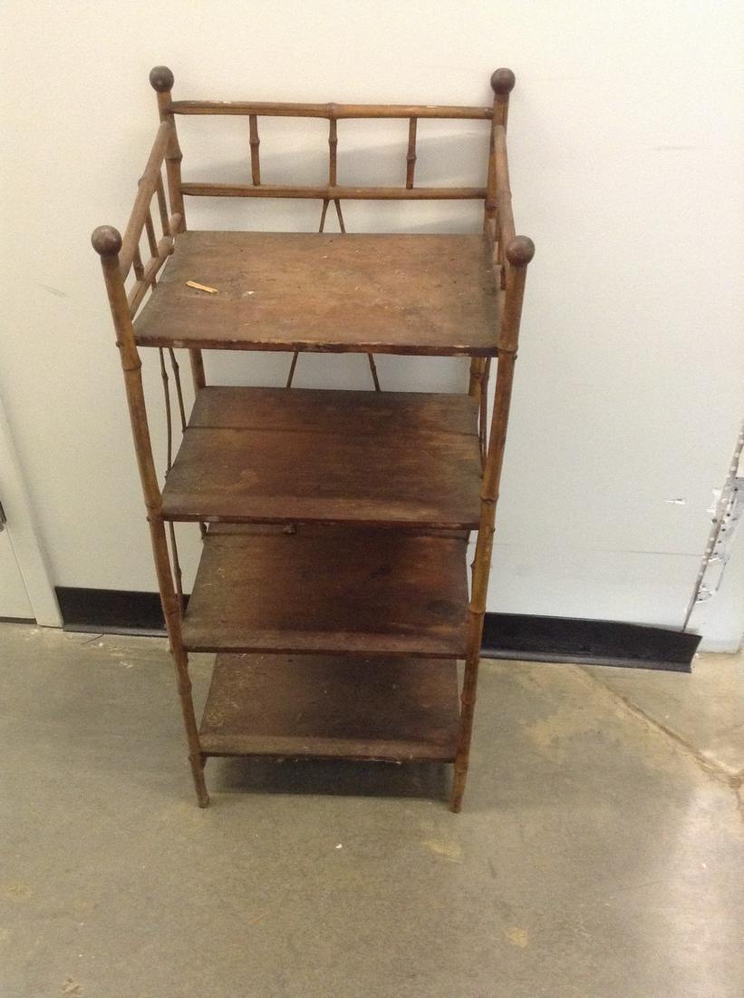 wooden shelving unit (1 of 1)