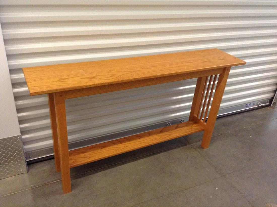 long wooden table: 54x29