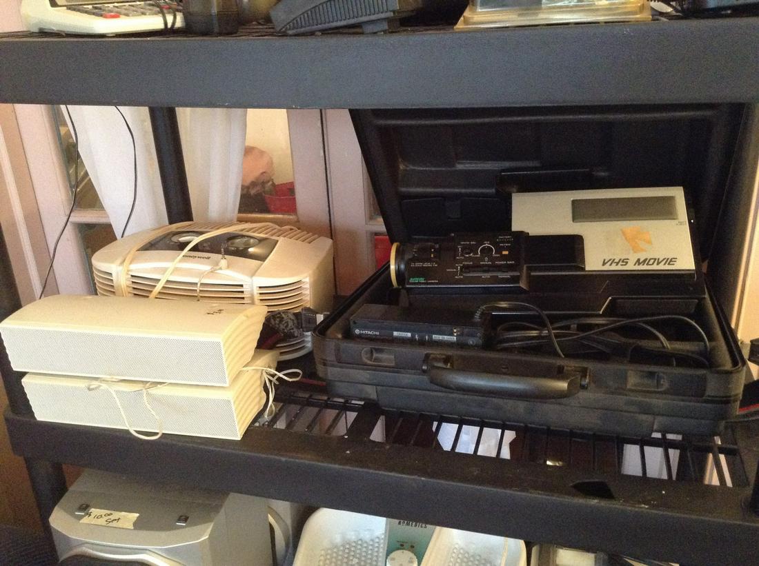vhs movie camera, speakers and more (1 of 1)