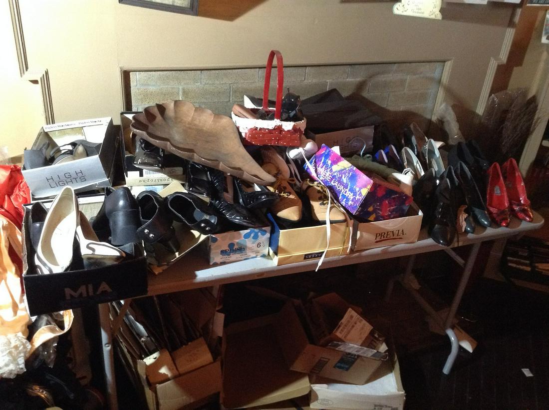 large amount of various size shoes (1 of 1)