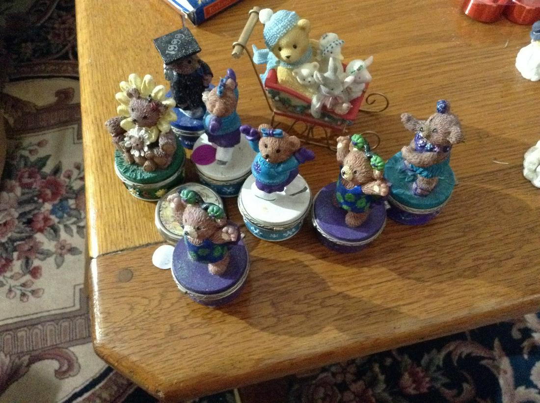 large amount of various teddy bear figurines and more (1 of 1)