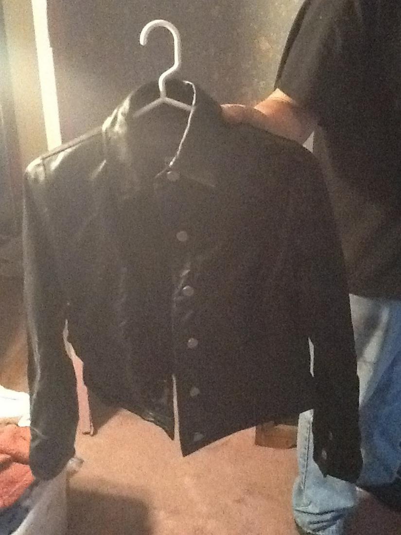 banana republic leather jacket (1 of 1)