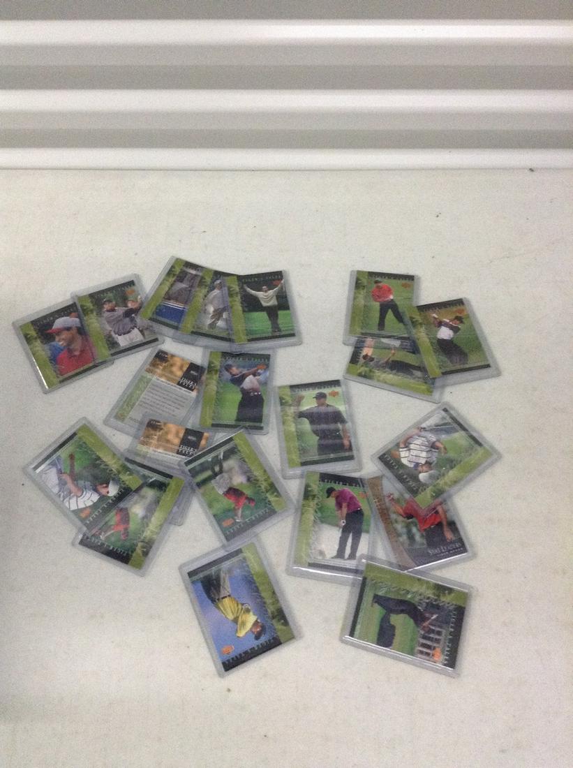 Lot of Tiger Woods Golf Cards (OMA) (1 of 1)