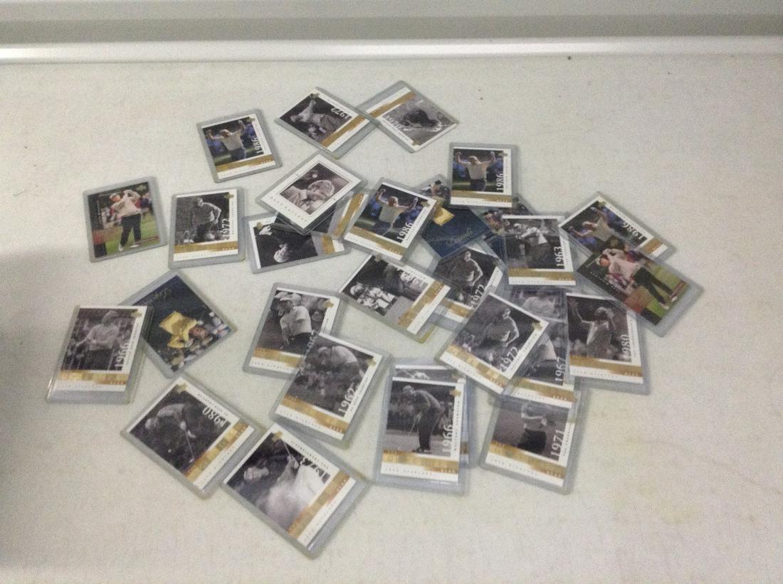 Large lof of Jack Nicklaus golf cards (1 of 1)