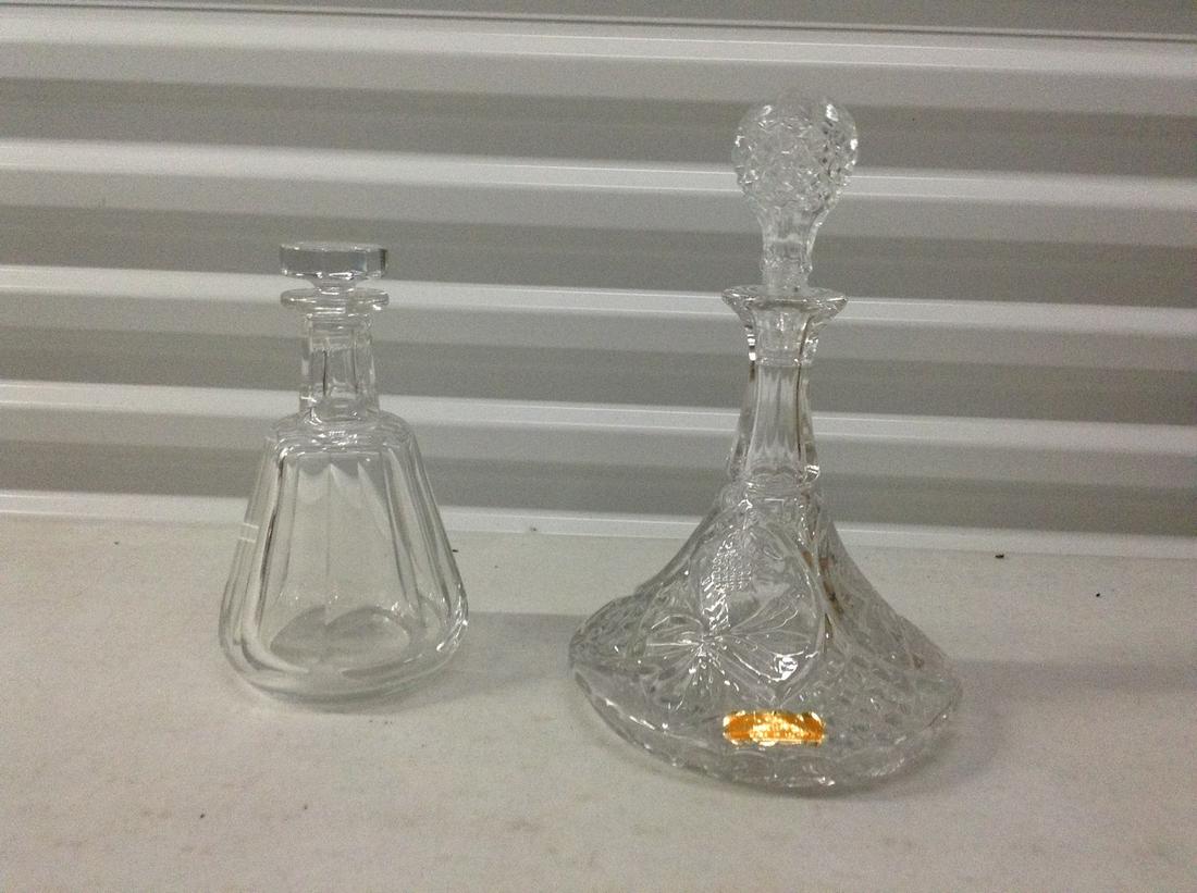 Lot of two crystal Decanters (1 of 1)
