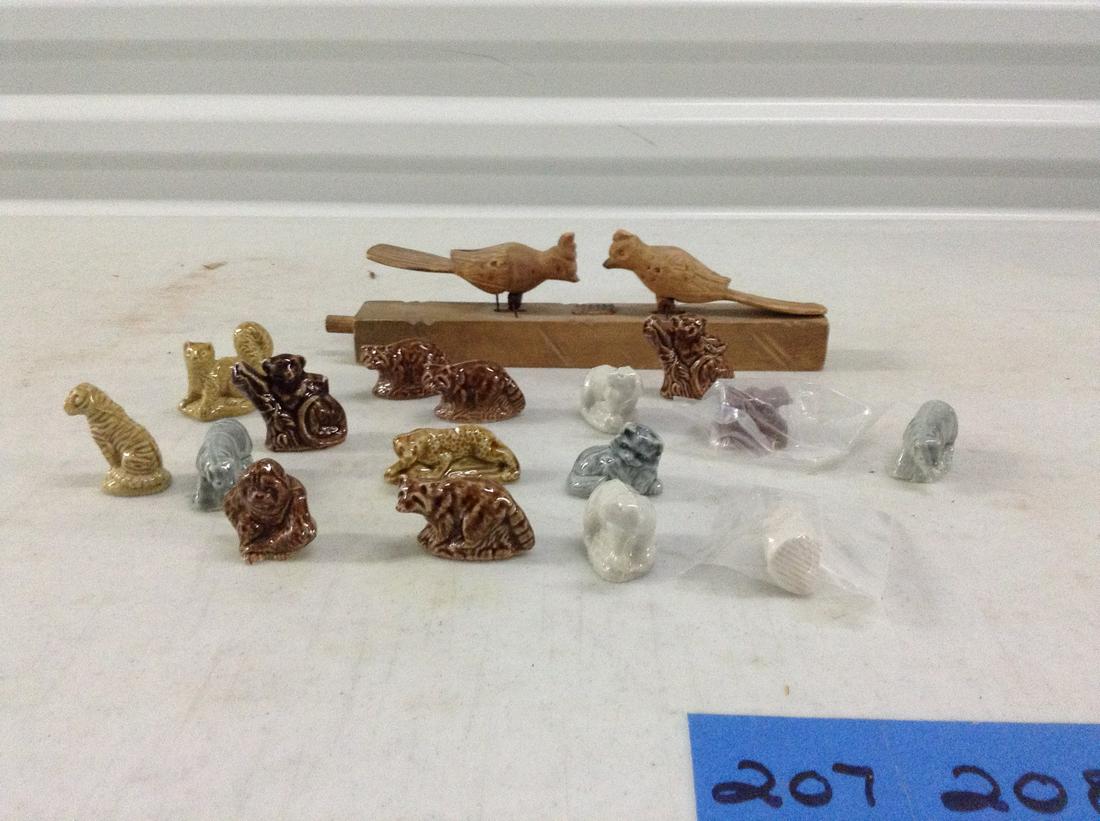 Large lot of Wade figures and early mechanical bird (1 of 1)