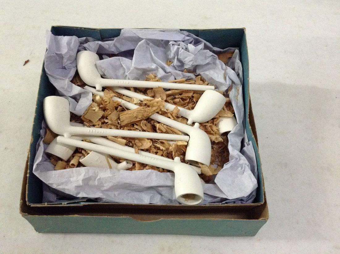 Lot of early German made ceramic pipes (1 of 1)