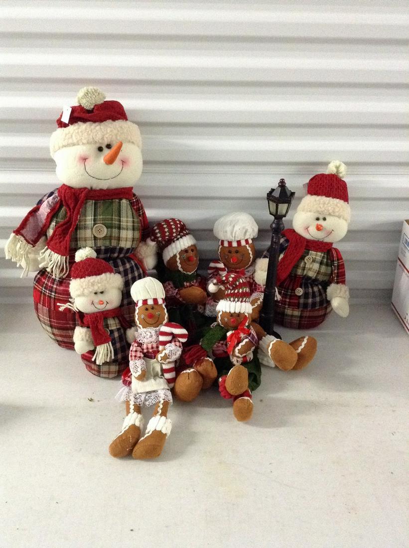 Large amount of Snowmen gingerbread men: Large amount of Snowmen gingerbread men