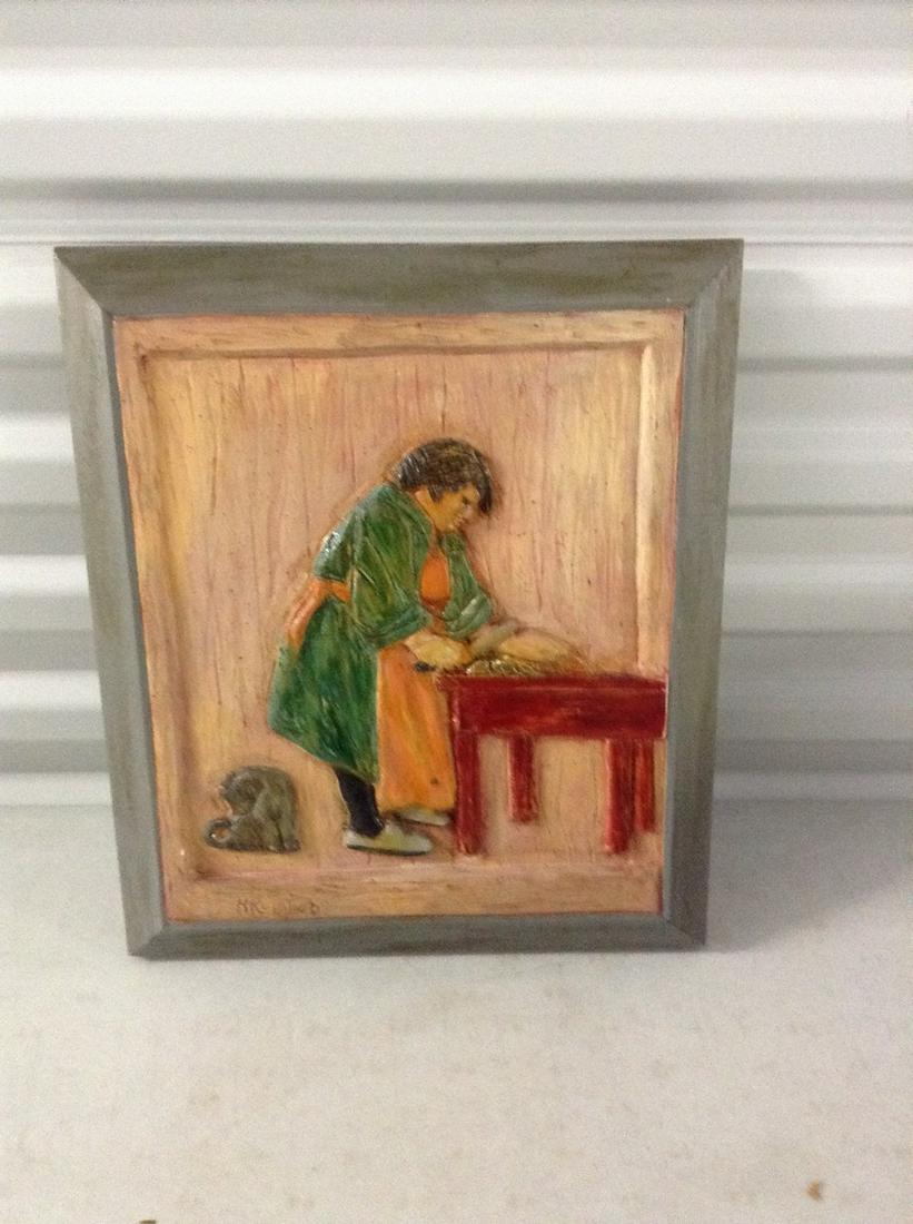 Original artwork signed by the artist 15"x13"(Loretta) (1 of 1)