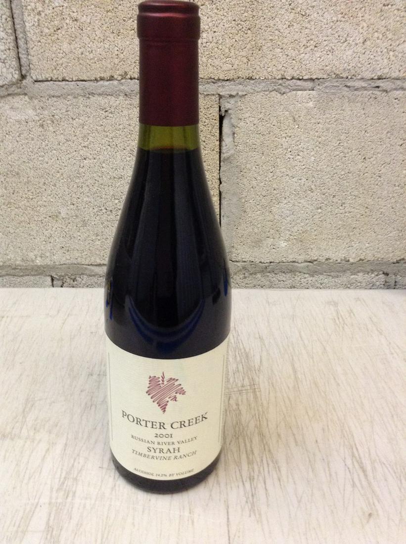 Porter Creek 2001 Russian River Valley Syrah (1 of 1)