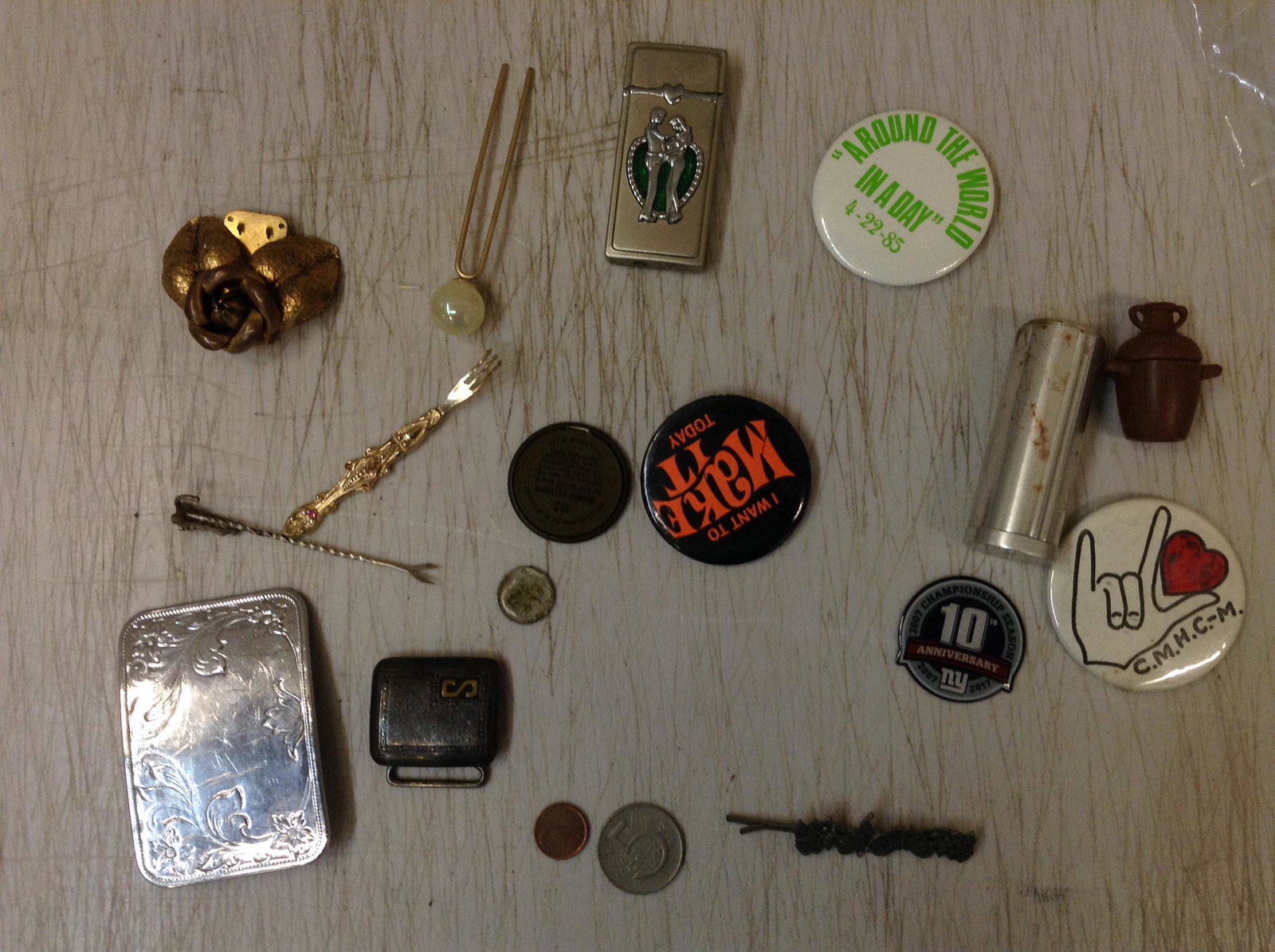 Lot of Buttons, Belt buckles, and more: Lot of Buttons, Belt buckles, and more