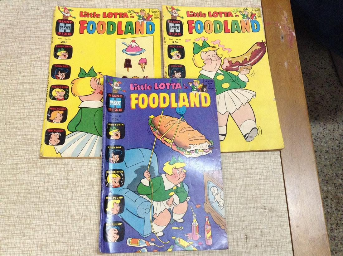 Lot of Little Lotta Foodland Comics (1 of 1)