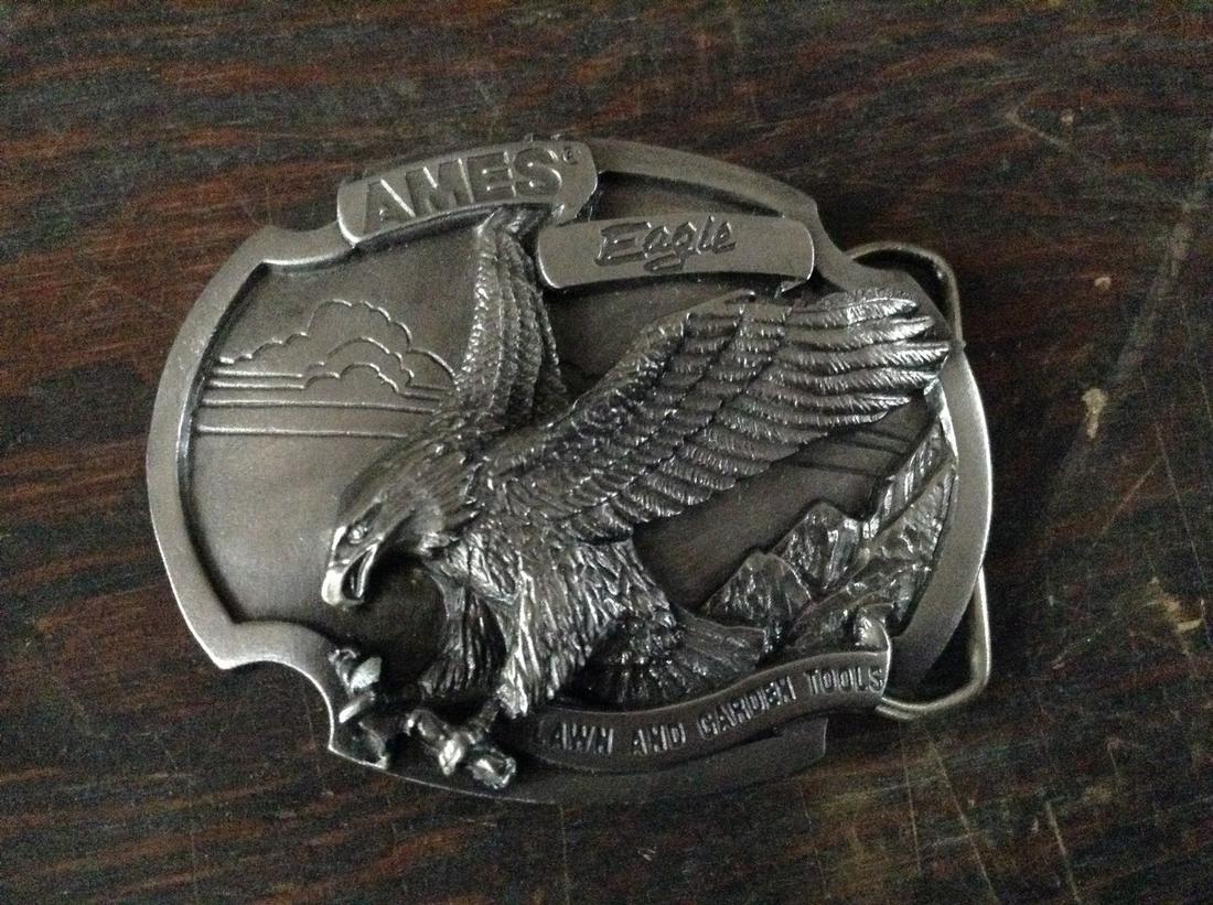 Ames Eagle Belt Buckle: Ames Eagle Belt Buckle