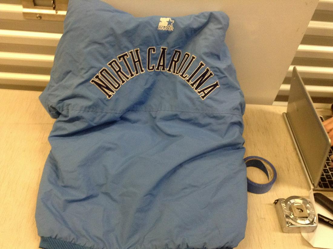 vintage starter north carolina jacket large: vintage starter north carolina jacket large