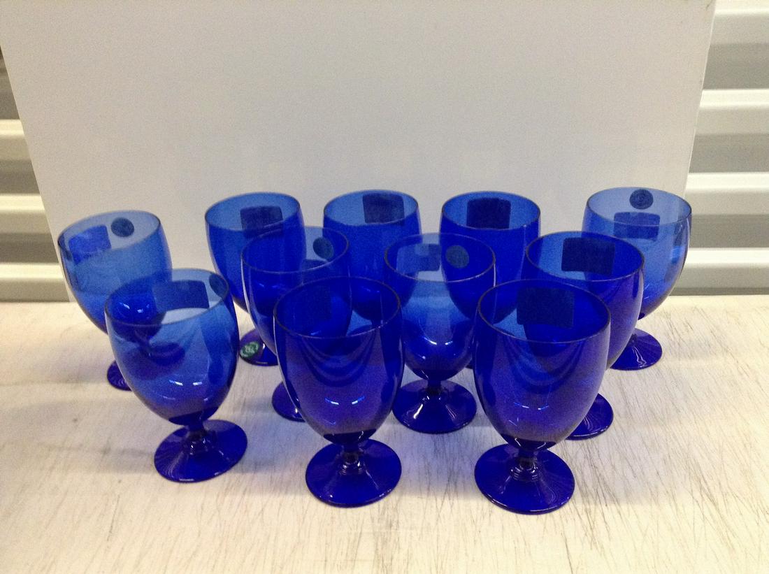 Lot of Full Lead Lenox Crystal Glasses: 5 in.