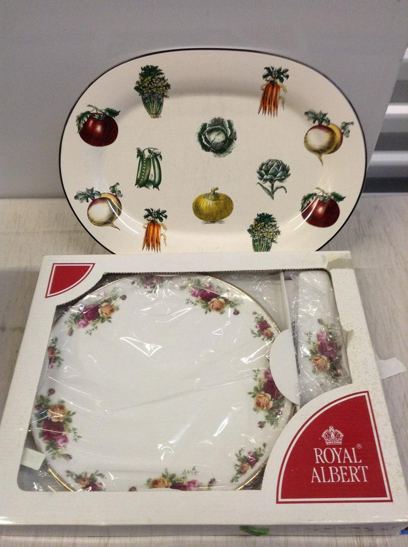 Royal Albert Serving Platter, Utensils, and more: Royal Albert Serving Platter, Utensils, and more