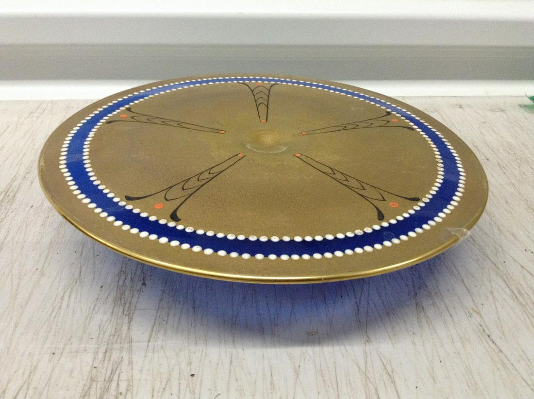 Blue Glass Dessert Stand (1 of 1)