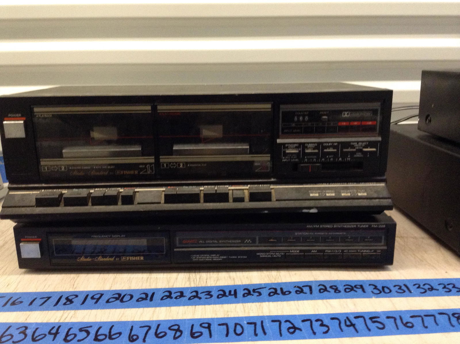 Fisher cassette player and synthesizer (1 of 1)