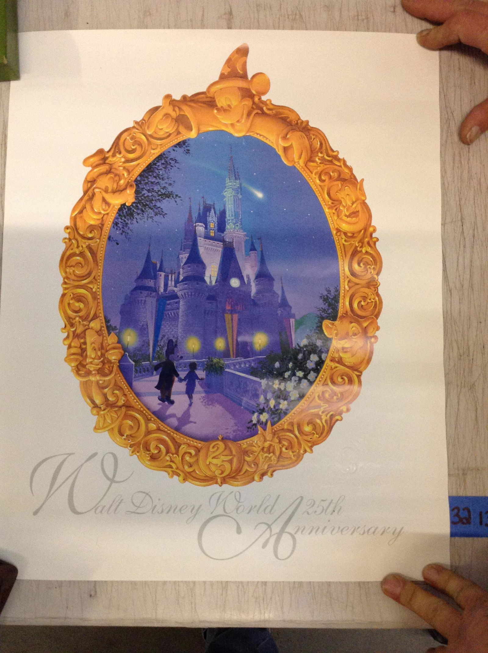 25th anniversary Disney print with raised Disney seal (1 of 1)