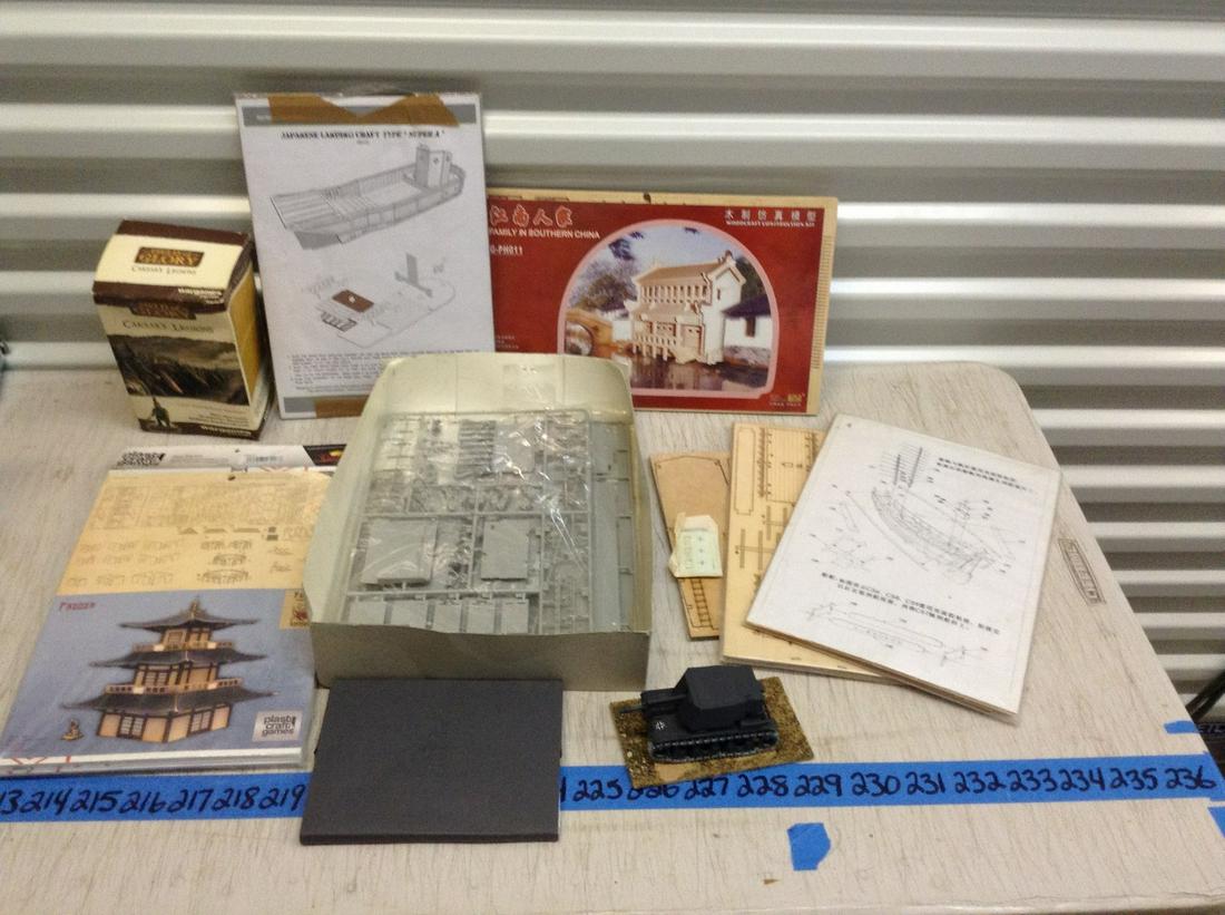 lot of model kits NIP and die cast tanker: lot of model kits NIP and die cast tanker