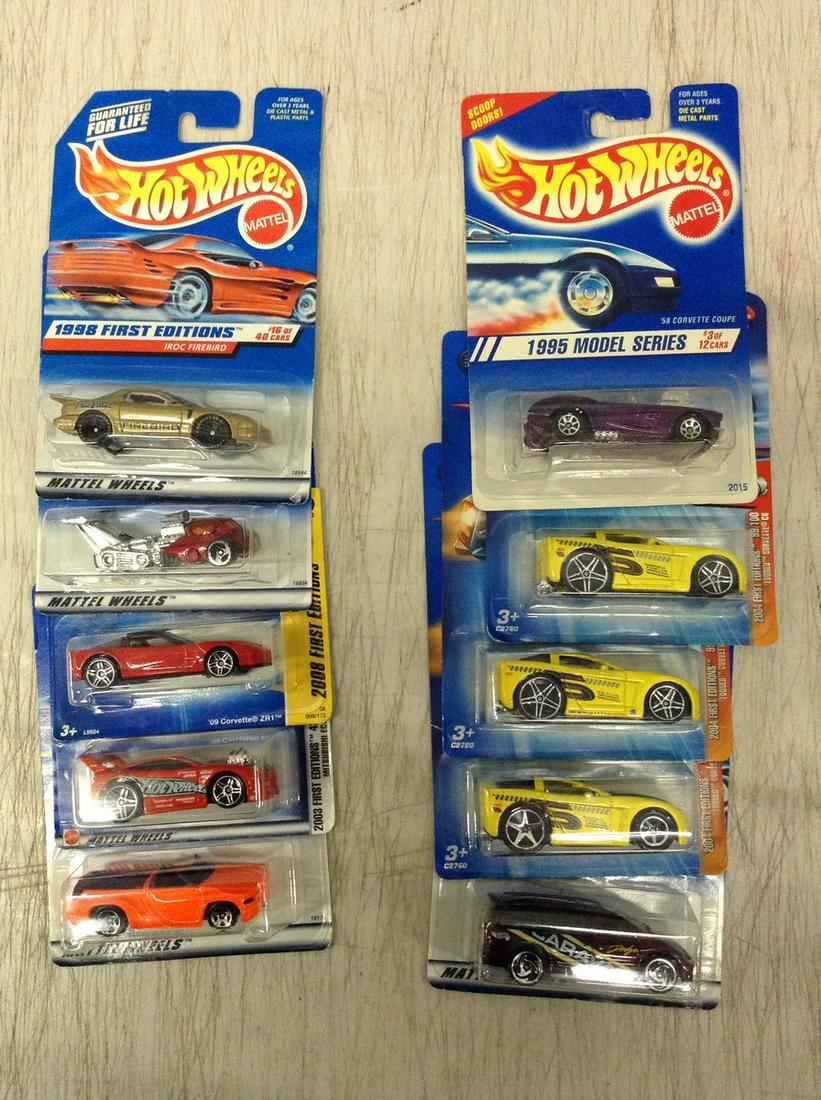 Lot of 10 First Edition Hot Wheels Cars: Lot of 10 First Edition Hot Wheels Cars
