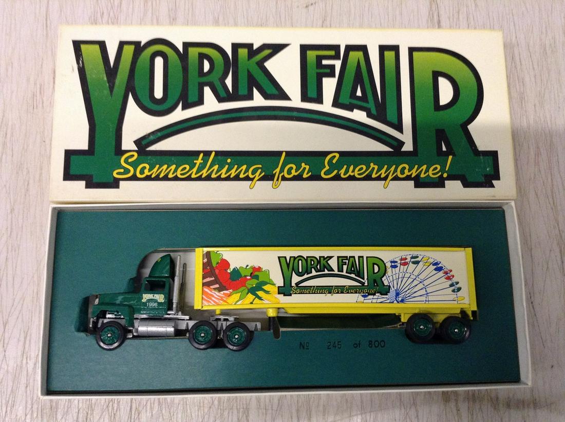 York Fair Diecast Tractor Trailer Truck: York Fair Diecast Tractor Trailer Truck