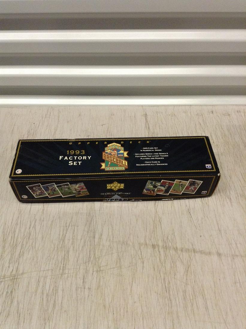 1993 Upper Deck Factory Set baseball cards (1 of 1)