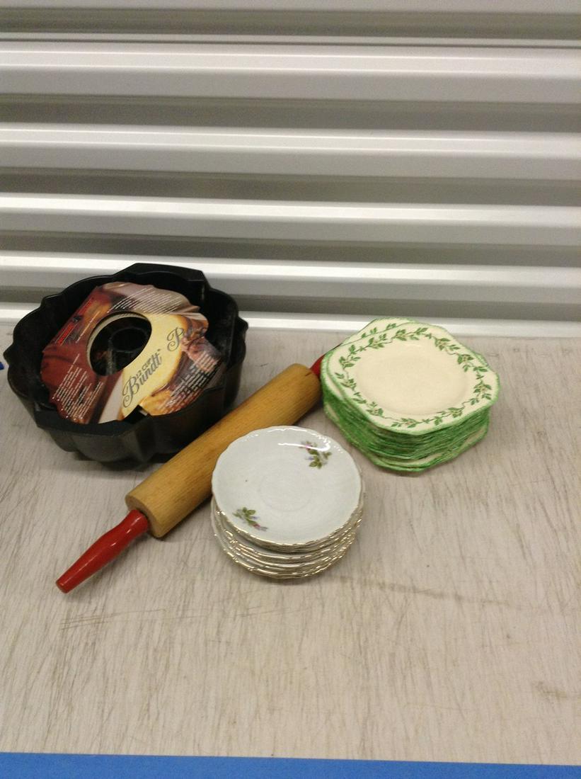 Steubenville plates, vintage rolling pin and more (1 of 1)