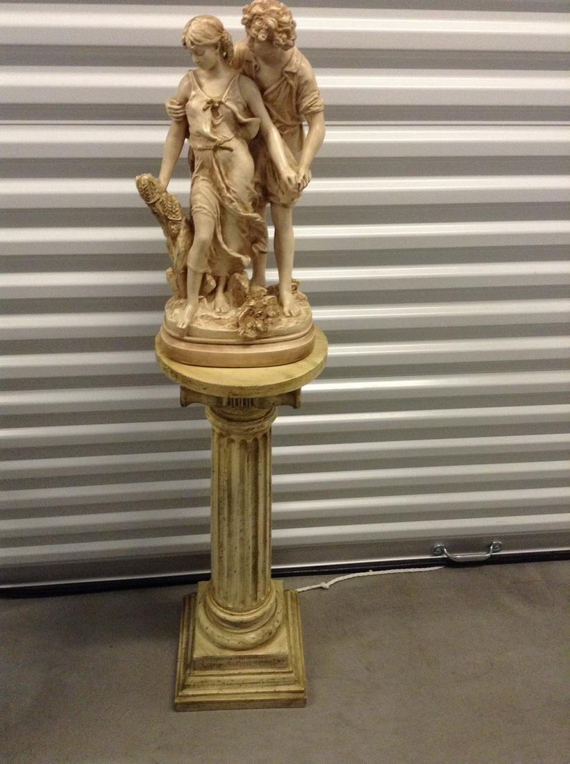 Alexander Backer Co.Statue with Stand (1 of 1)