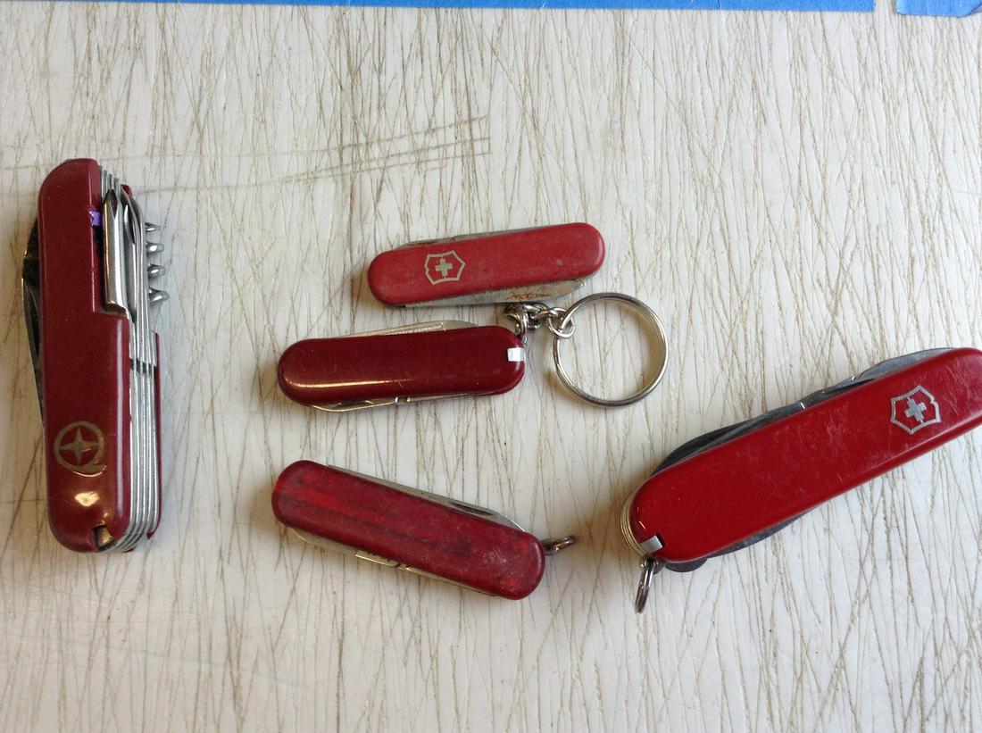 Lot of Swiss Army Knives (1 of 1)