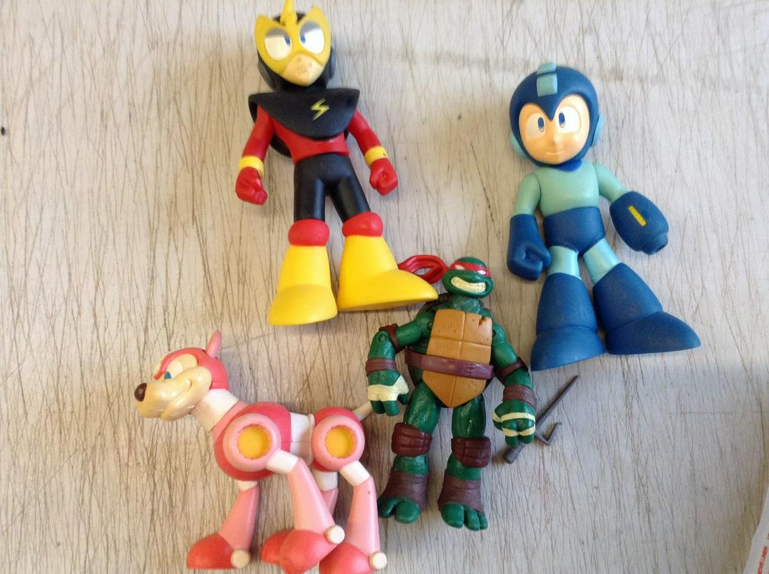 Lot of Megaman and Other Vintage Figures (1 of 1)