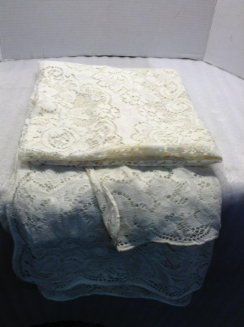 Lace Tablecloth: 70 x 48 in.