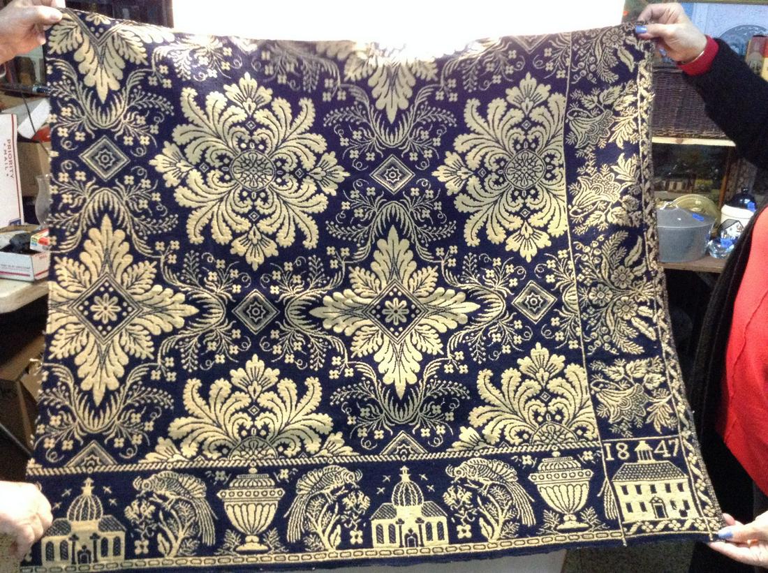 Newark Museum 1847 Handmade Decorative Piece: 35 x 40 in.
