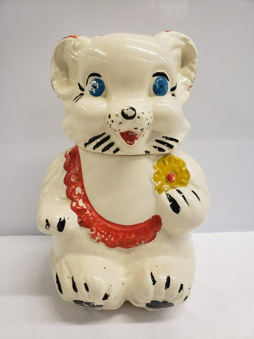 vintage bear cookie jar (1 of 1)