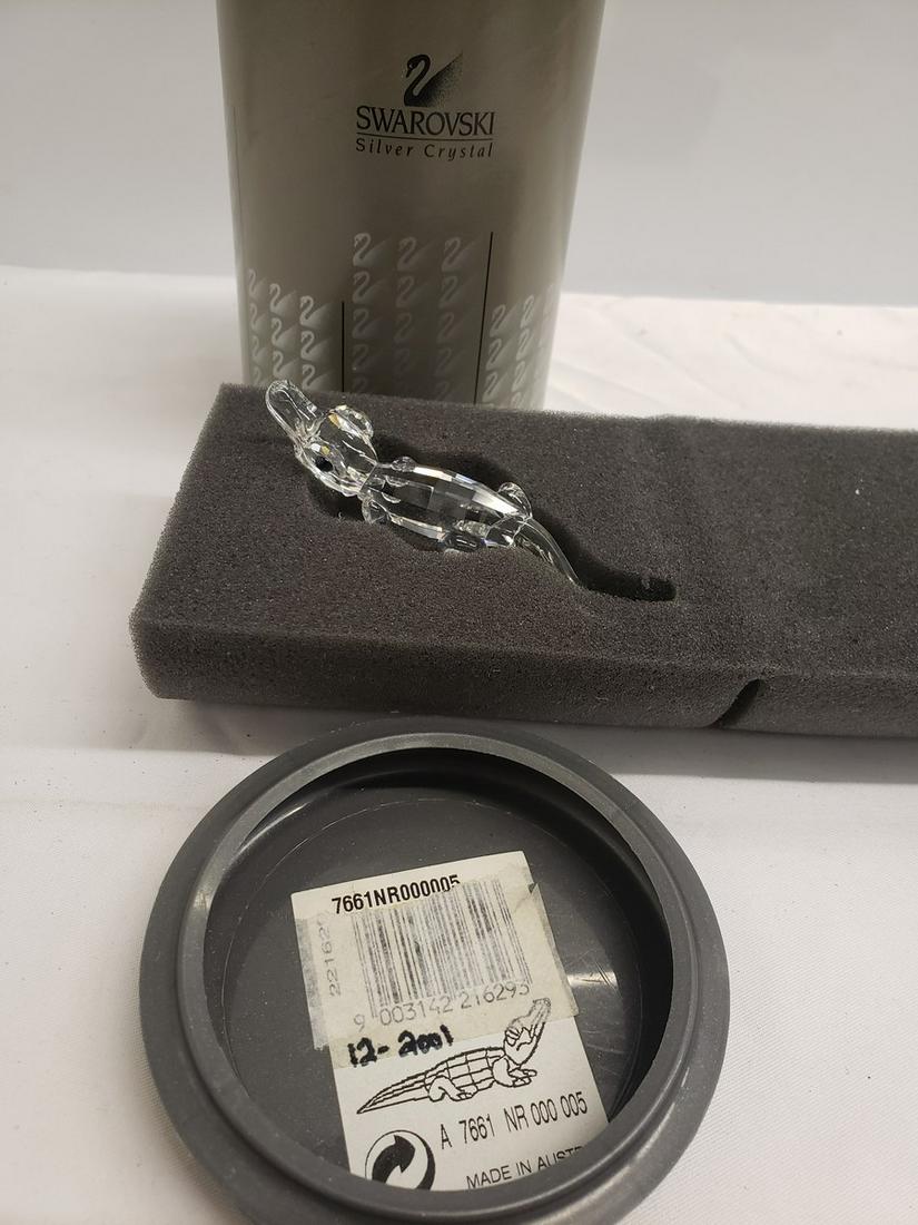 Swarovski alligator new in box: Swarovski alligator new in box