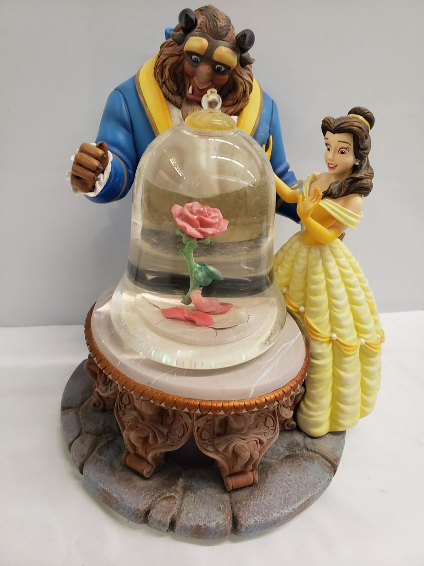 Disney Beauty & the Beast Enchanted Rose large musical (1 of 1)