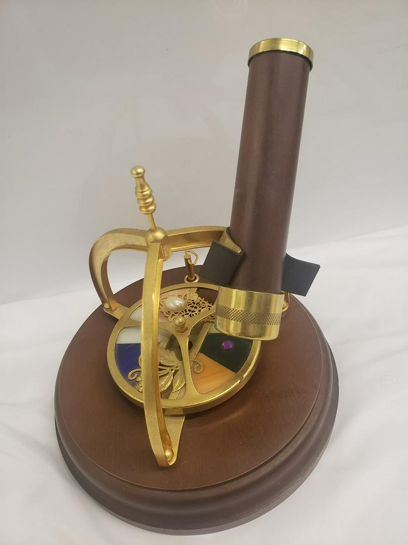 Vintage wood and brass kaleidoscope: Vintage wood and brass kaleidoscope