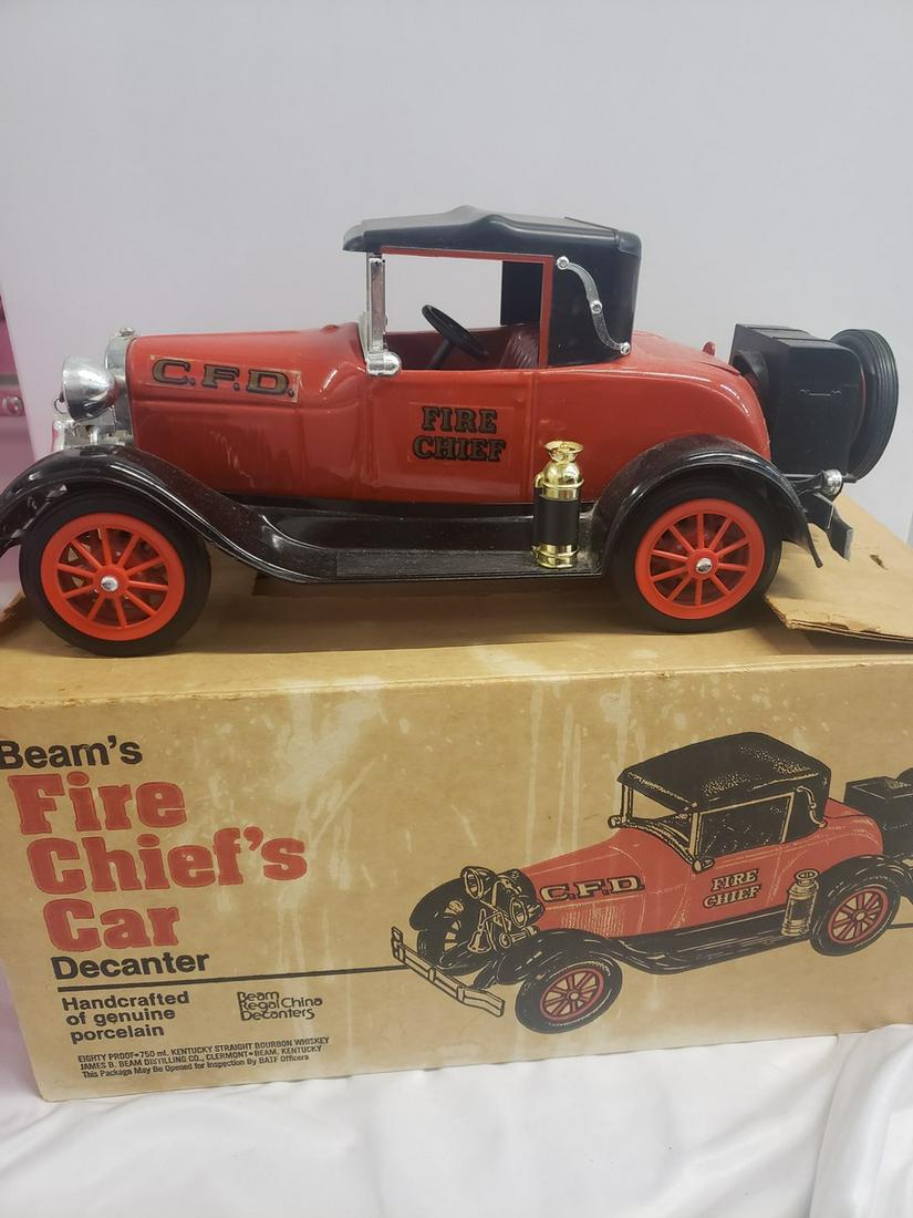 Jim Beam's Fire Chief's car decanter - still sealed. (1 of 1)