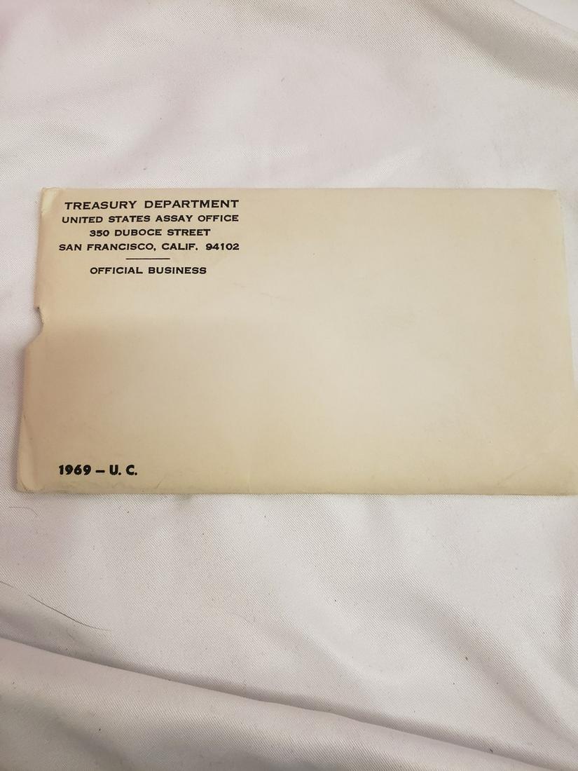 1969 United States Coin proof set - sealed in envelope (1 of 1)