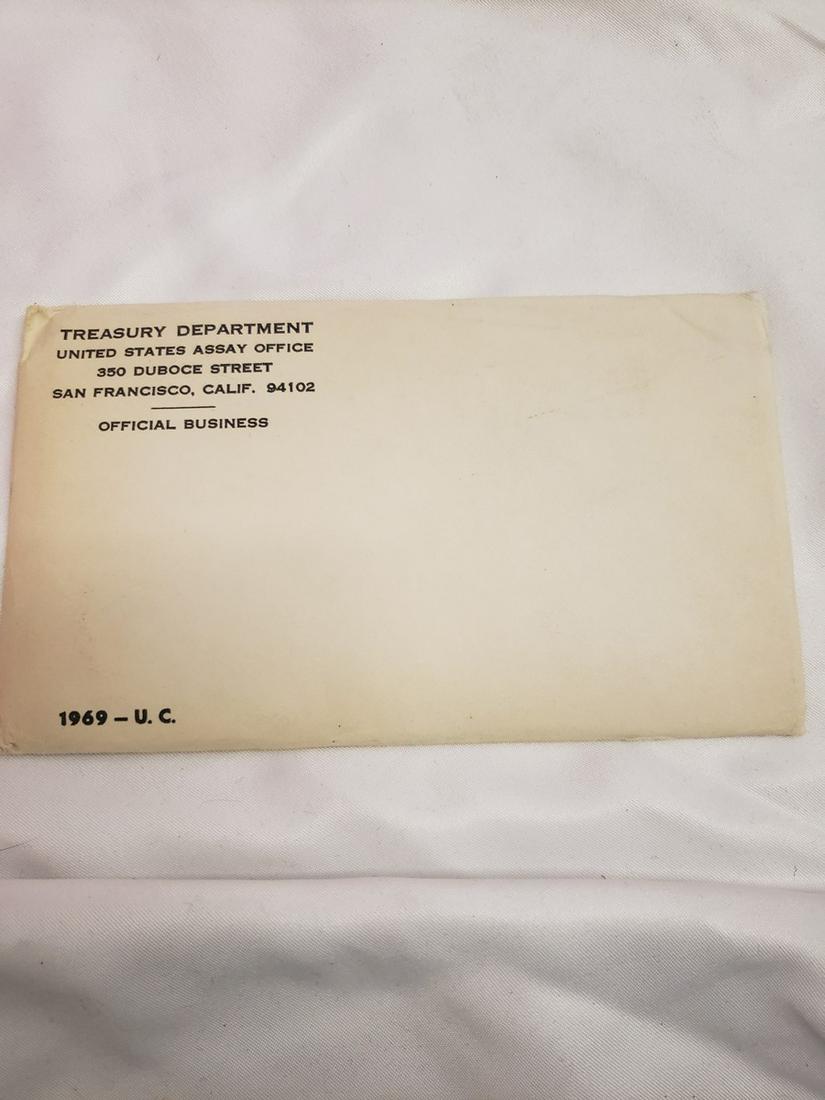 1969 United States Coin proof set - sealed in envelope (1 of 1)