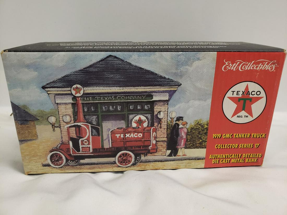 Texaco die cast Ertl coin bank: Texaco die cast Ertl coin bank