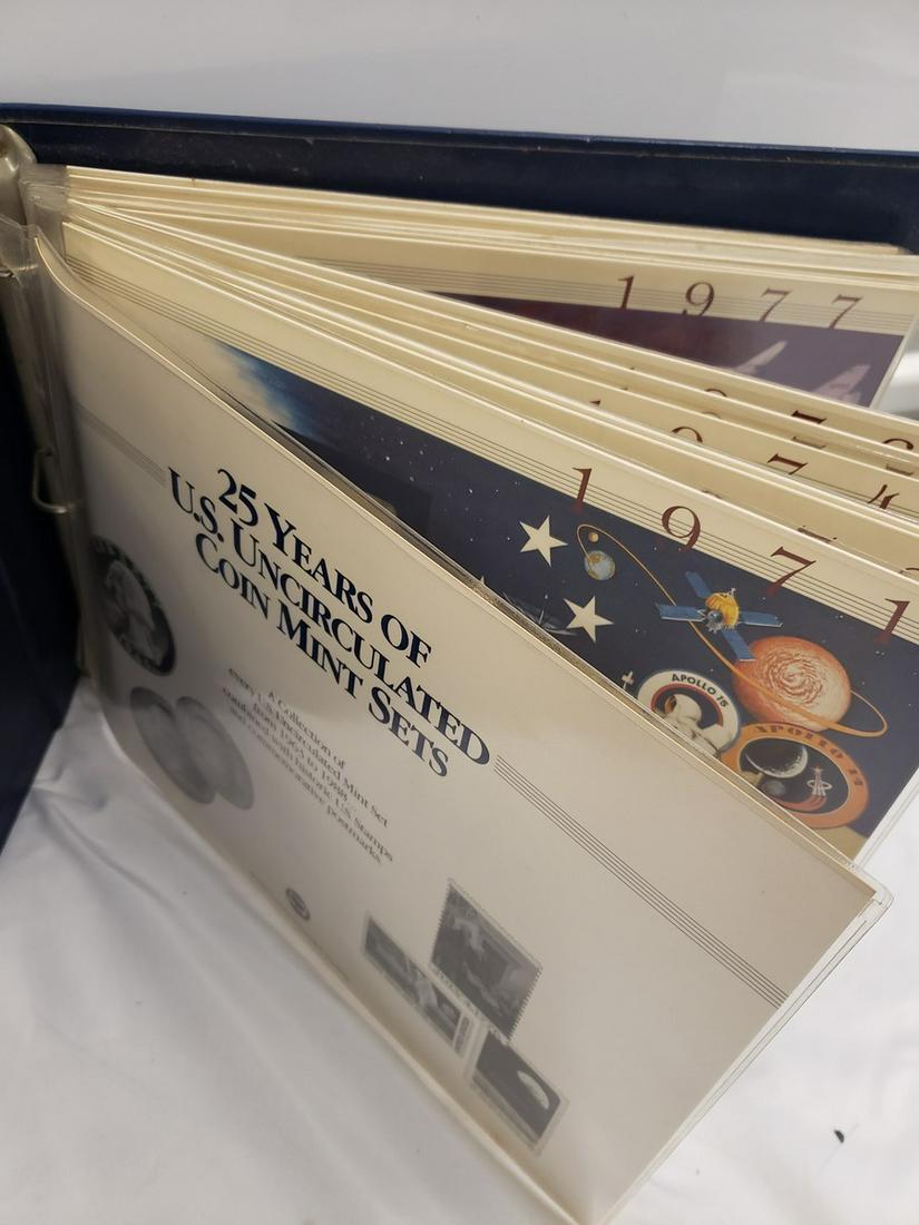 Book of uncirculated coin mint sets 1971 - 1988 there (1 of 1)