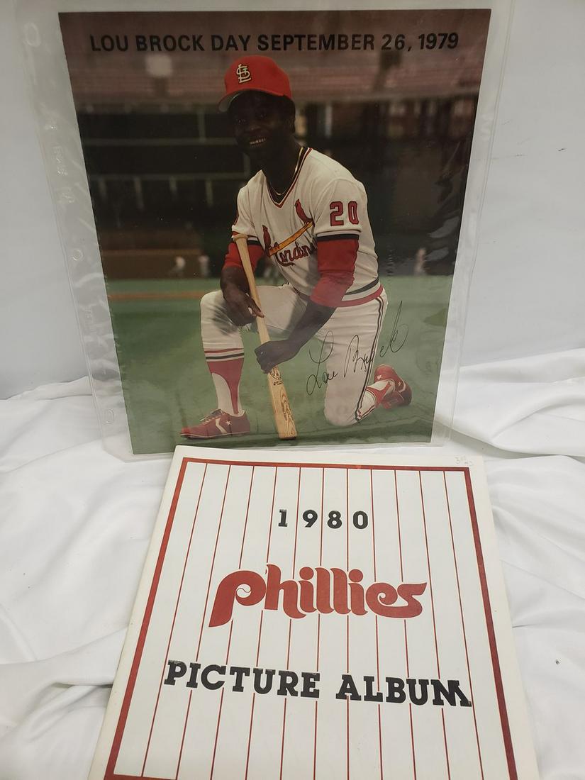 Signed Lou Brock 8x10 photo (1 of 1)