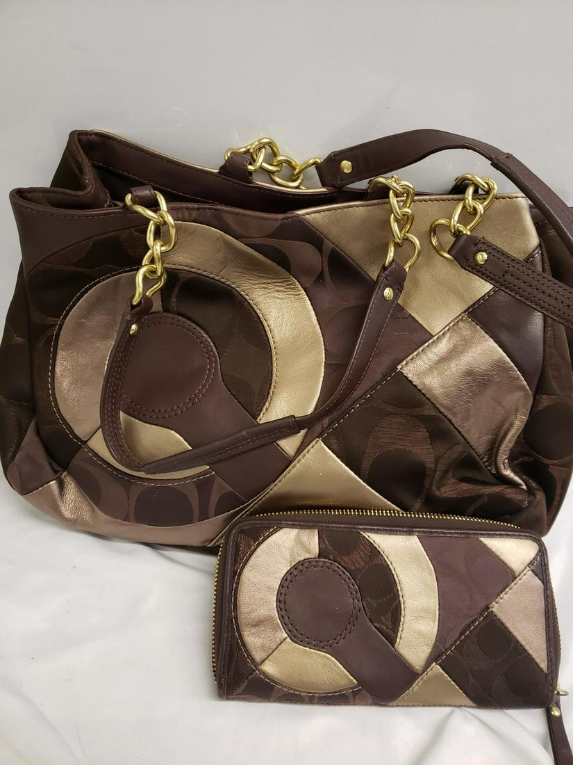 Coach bag with wallet - like new (1 of 1)