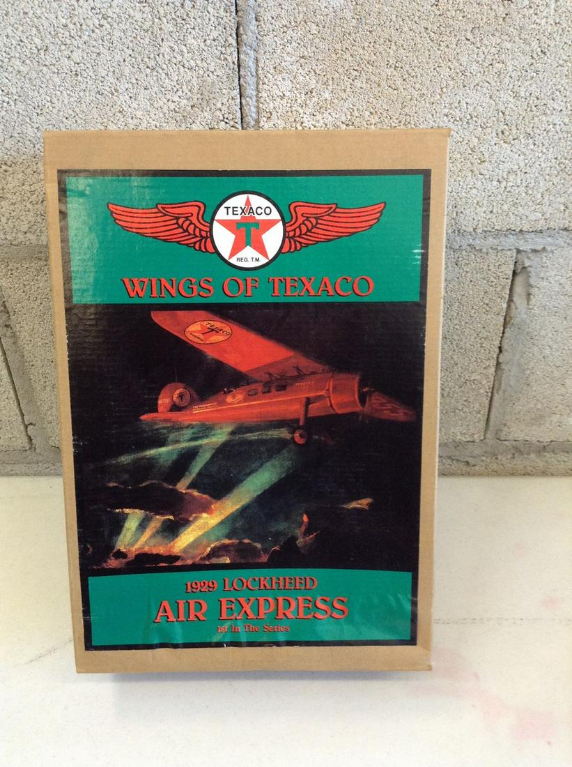 Wings of Texaco Die cast replica plane bank: Wings of Texaco Die cast replica plane bank