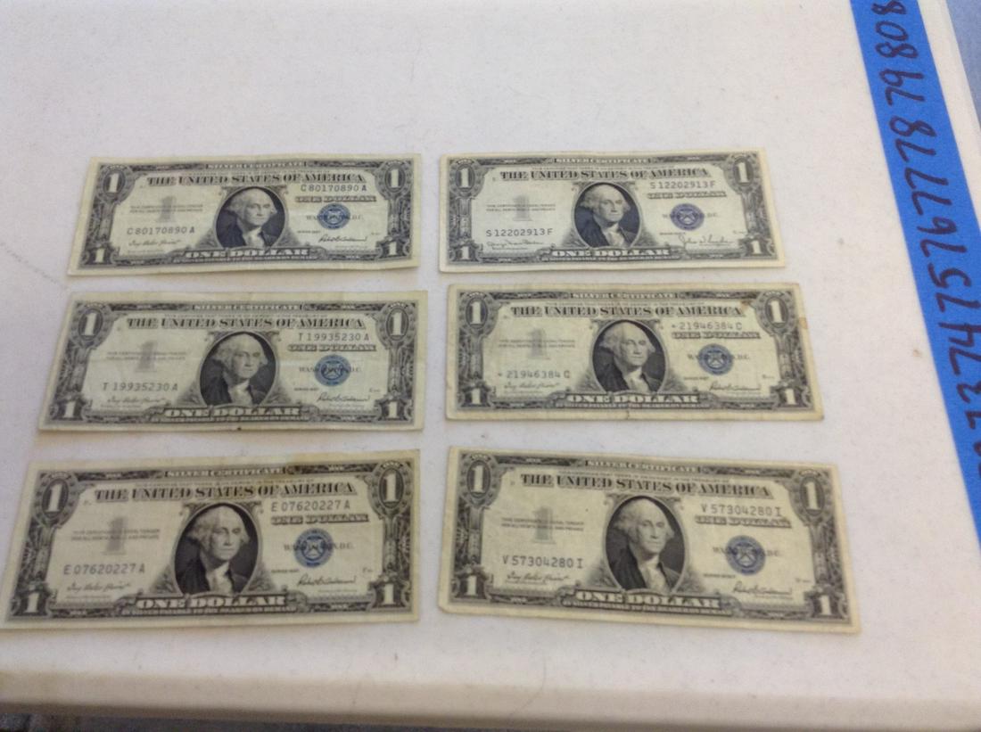 Lot of silver certificates: Lot of silver certificates