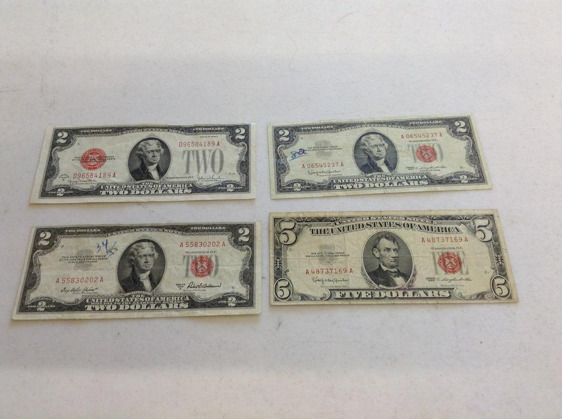 Lot of silver certificates: Lot of silver certificates