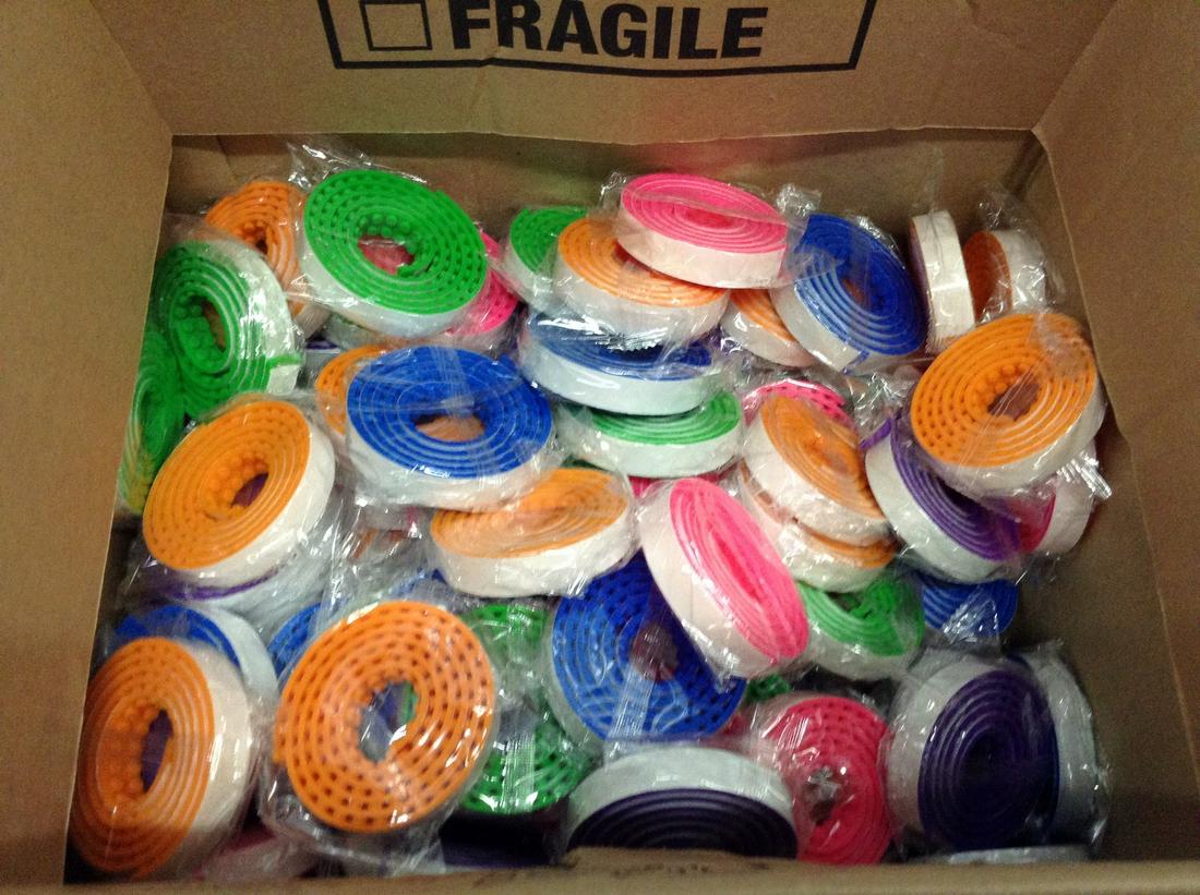 Box of 3 Foot Roll of Brick Block Tape Lego Compatible: Box of 3 Foot Roll of Brick Block Tape Lego Compatible New in Package