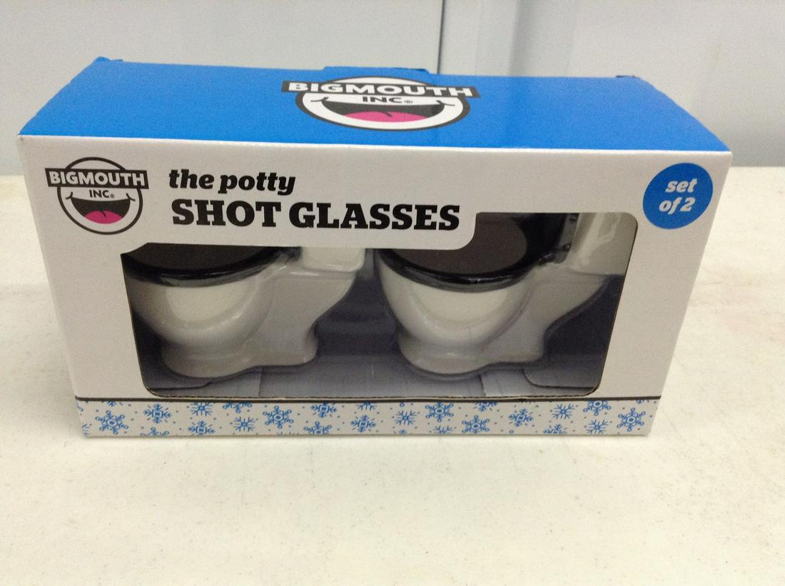 Bigmouth the Potty Shot Glasses in Box: Bigmouth the Potty Shot Glasses in Box