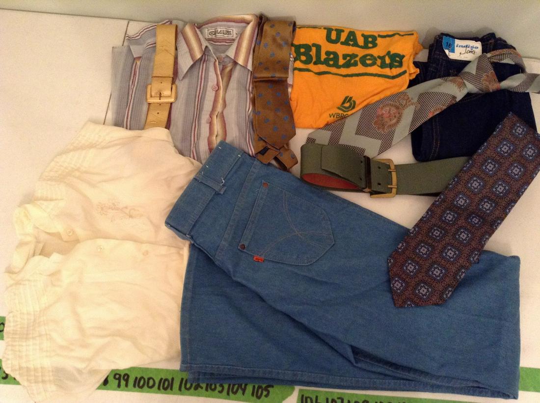 Vintage Levis, Saks Fifth Ave belt and other vintage: Vintage Levis, Saks Fifth Ave belt and other vintage clothes